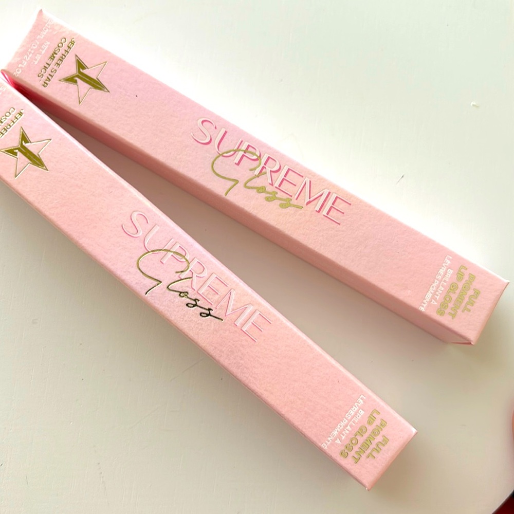 🌟 Jeffree Star bundle of 2 Supreme Gloss “Pink Vault” and “Queen Supreme “ ⭐️